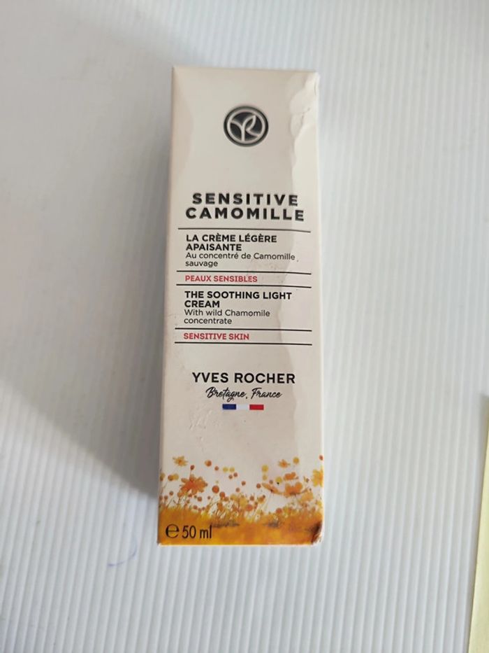 Yves rocher sensitive camomille crème legère peaux sensibles 50ml