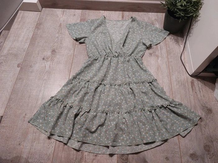 Robe été vert d'eau