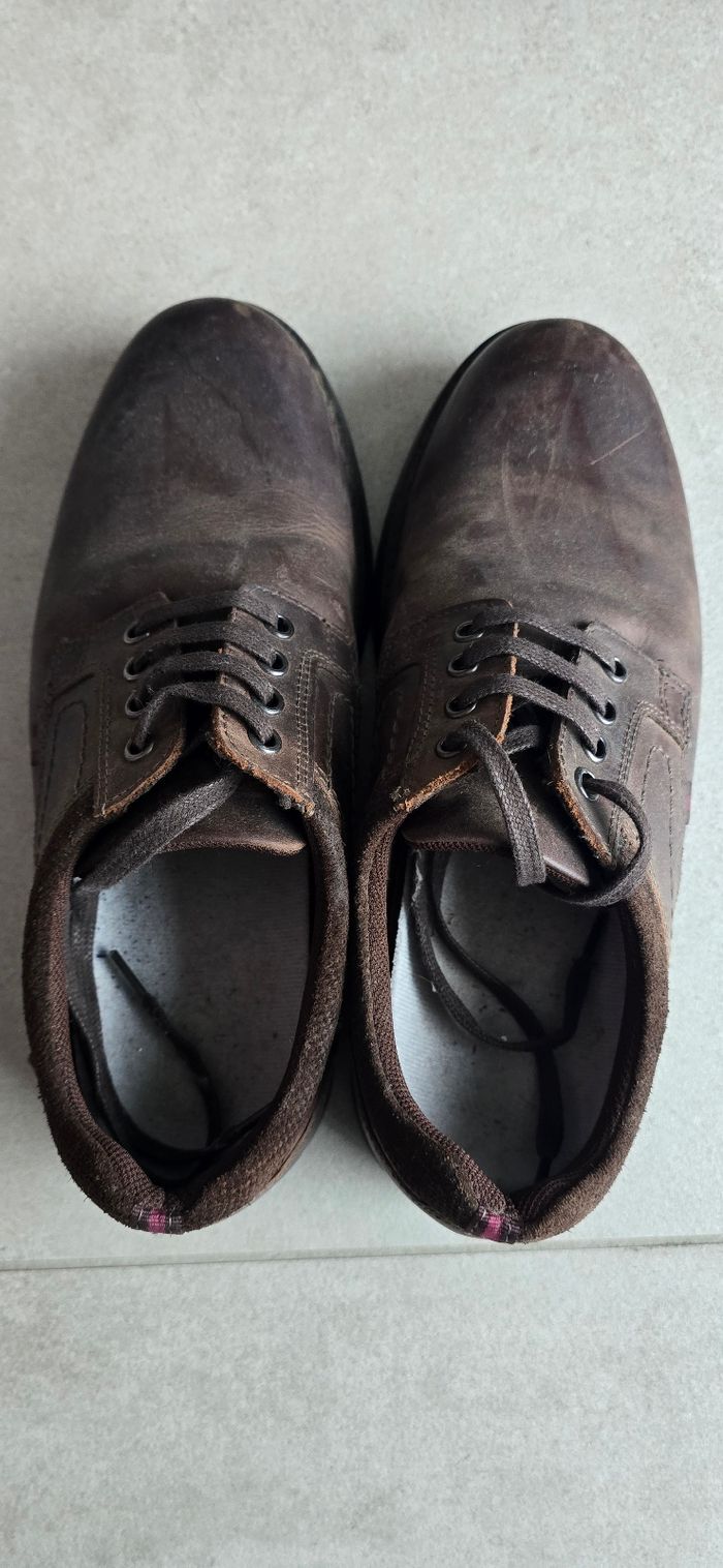 Chaussures homme CHÂUSSEA marron T40 – semelles impeccables - photo numéro 2