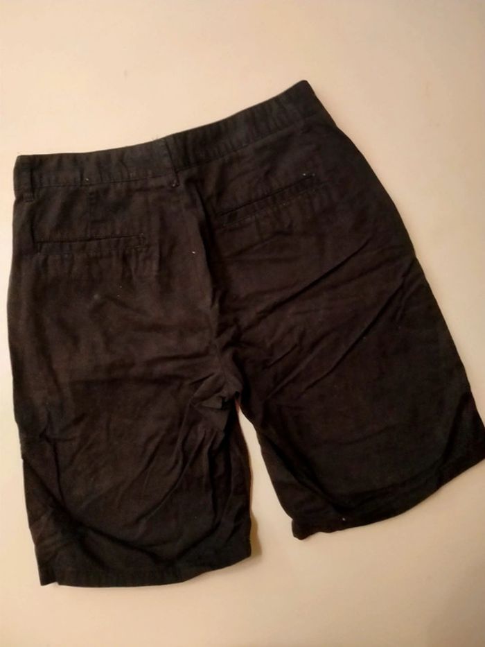 Short chino noir Denim Co Taille 36 w28 - photo numéro 3