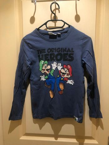 Joli haut super mario taille 10 ans