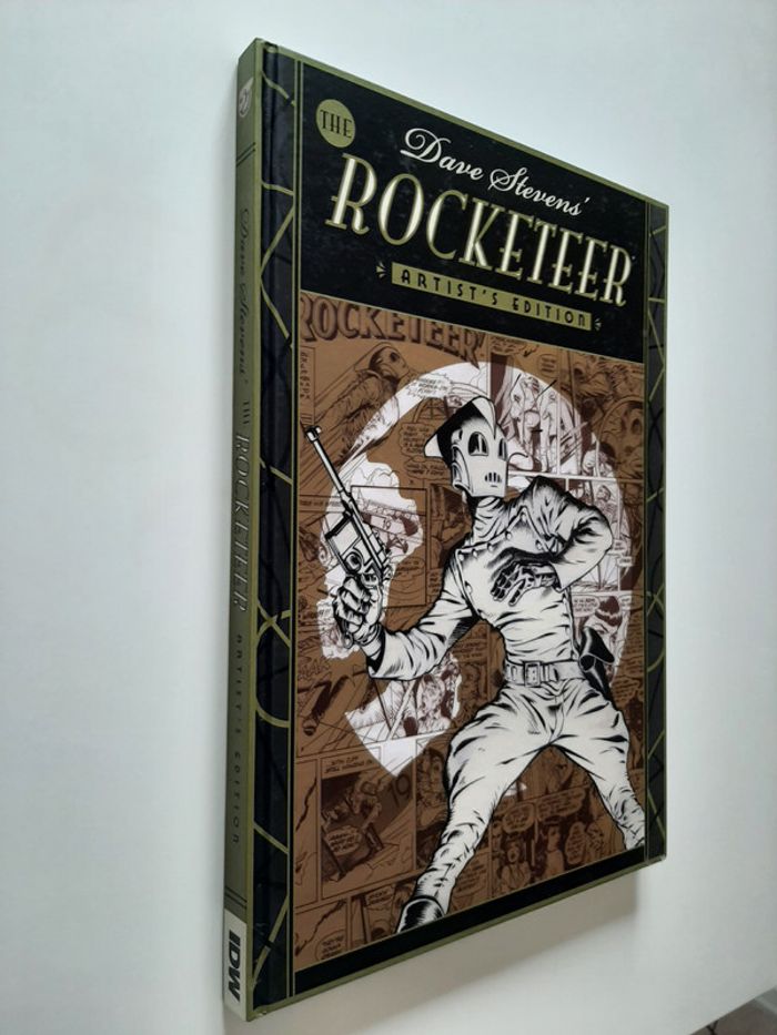 RARE The Rocketeer - Artist's edition Dave Stevens - grand format noir & blanc - photo numéro 2