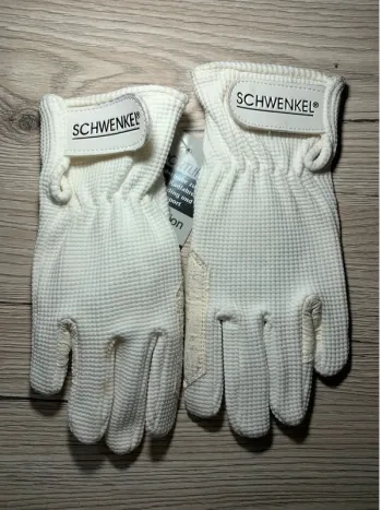 Gants d’équitation Schwenkel – Blanc – Taille 5 ½ – Neufs