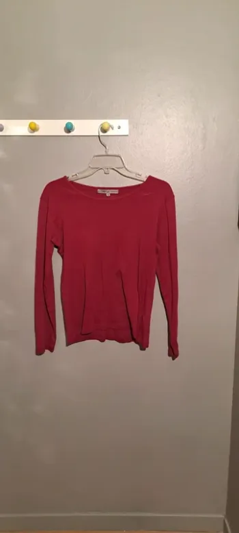 T Shirt manches longues Bordeaux - Marque Via 28 - Taille 42 - État neuf.