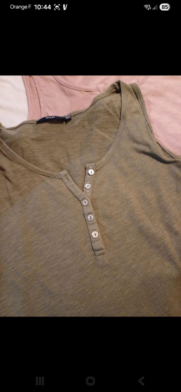 Lot de 3 débardeurs de grossesse taille 40 - photo numéro 3