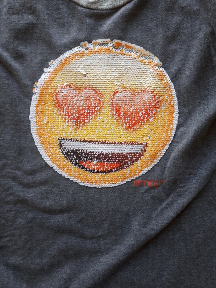 Pull Emoji à sequins 12 ans - photo numéro 2
