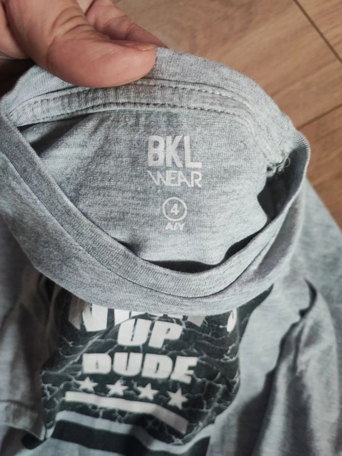 Tee-shirt manches longues garçon BKL Wear 4 ans (78) - photo numéro 2