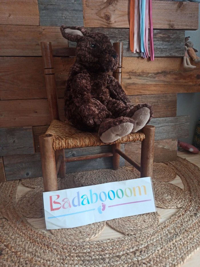 Peluche lapin lièvre marron ikea tbe