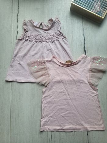 Lot de 2 tee shirts été fille 4ans
