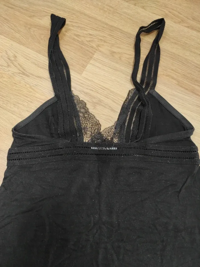 Chemise de nuit dentelle noir - photo numéro 4