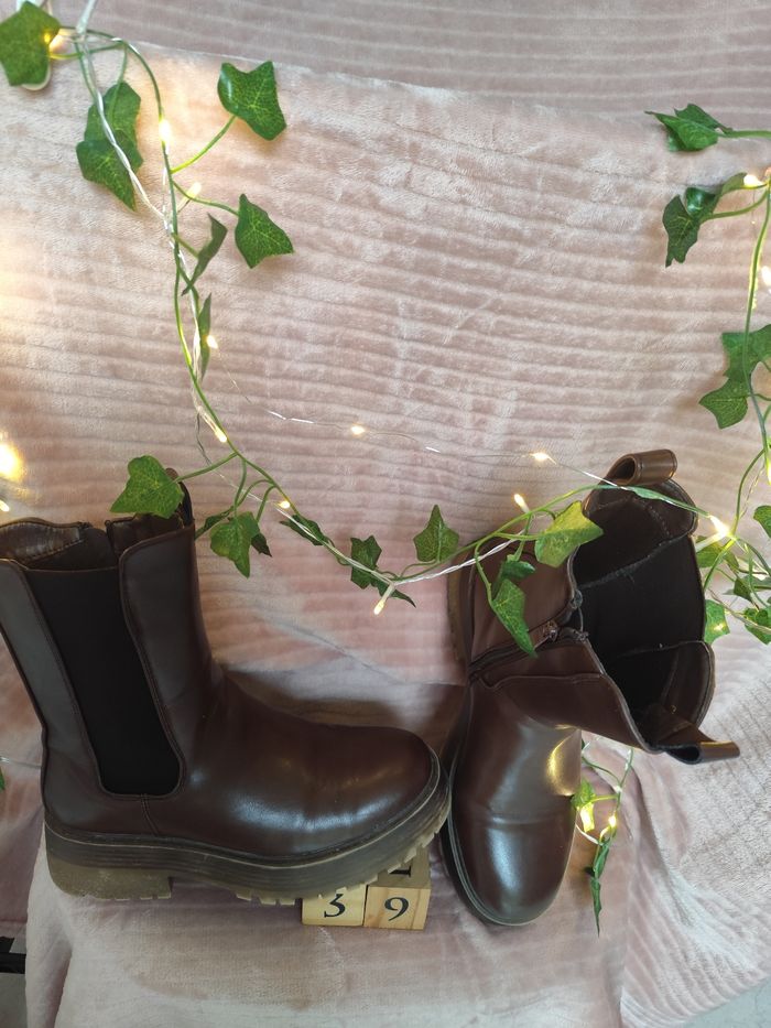 Bottines marrons 39 - photo numéro 2