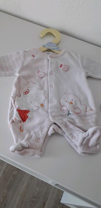 Pyjama velours fille taille naissance