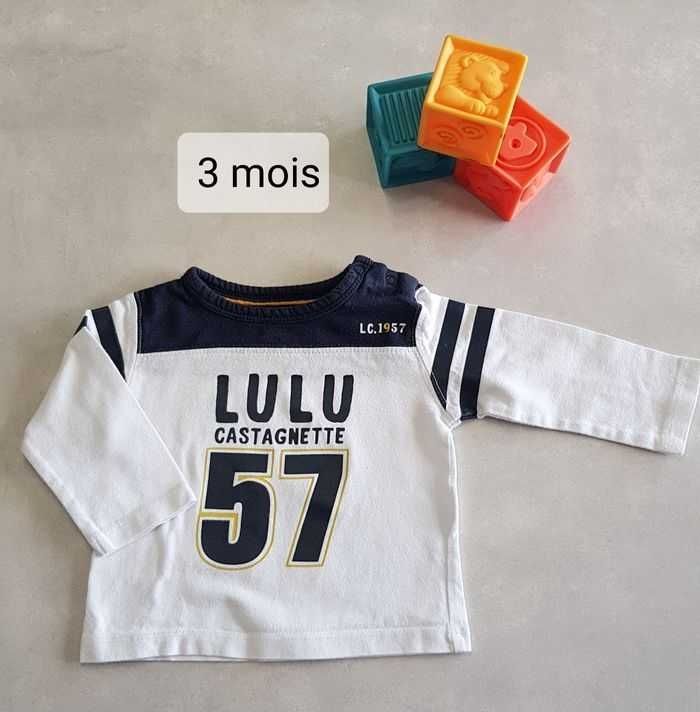 T-shirt lulu castagnette 3 mois