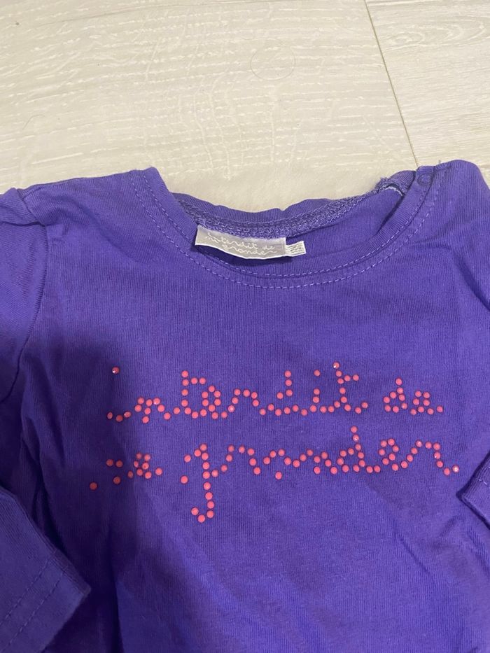 🤎Lot de 6 t-shirts manches longues fille – Taille 18 mois – TBE 🤎 - photo numéro 7