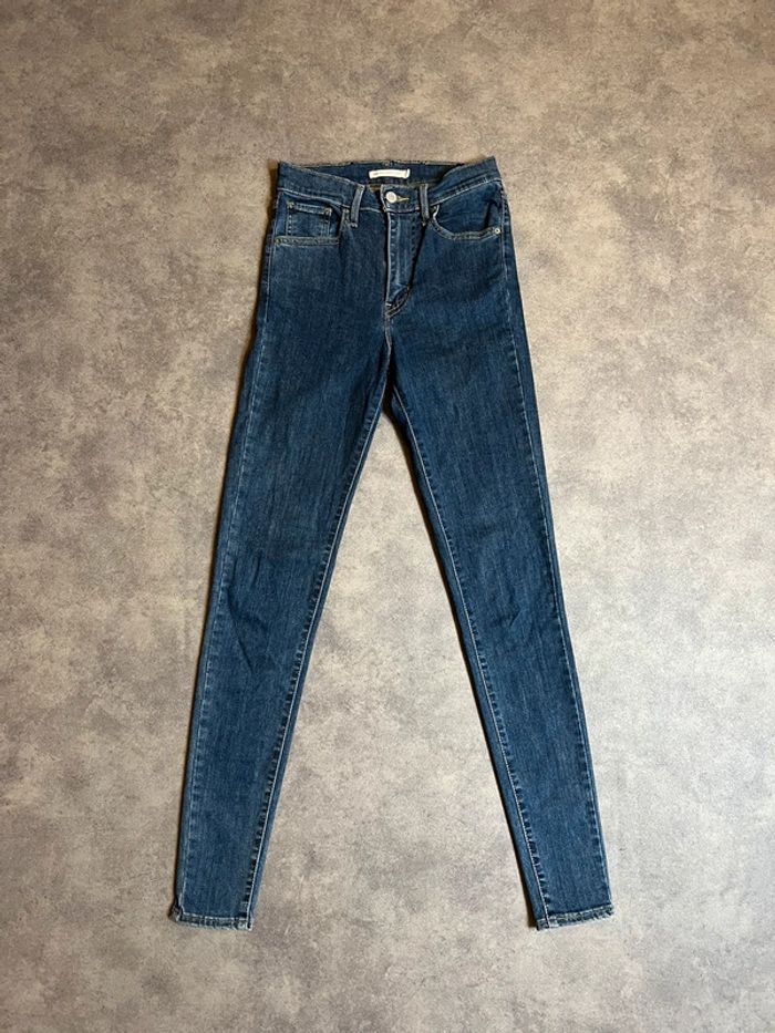 Jean levi’s mile high super skinny w25 l32 bleu - photo numéro 2