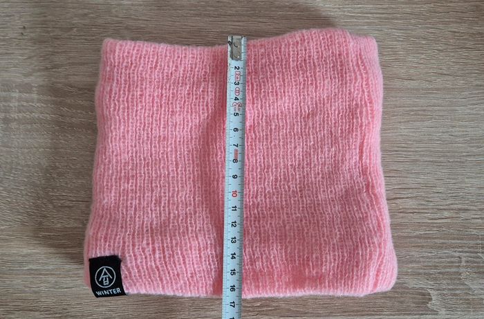 Tour de cou/ cache cou chaud rose. - photo numéro 5