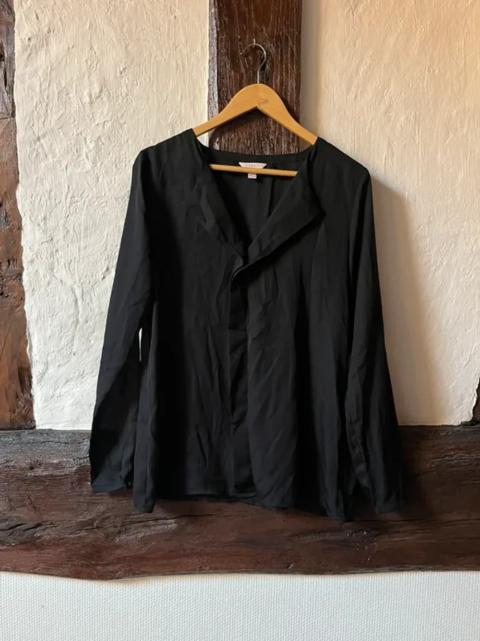 Blouse noire fluide Esprit – T40