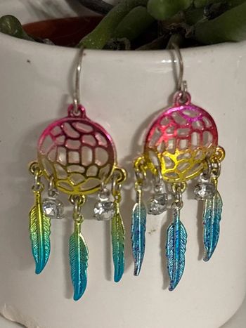 Boucles d’oreilles attrape rêves