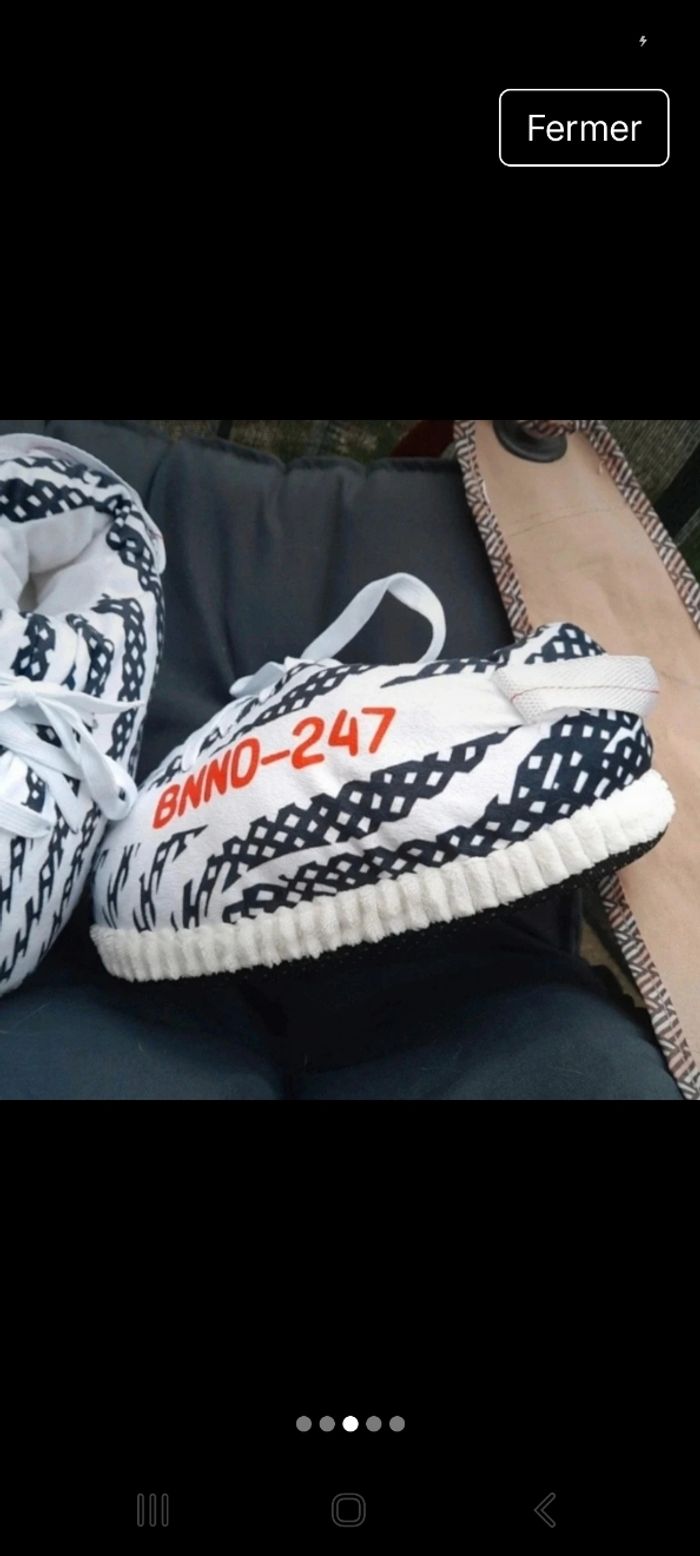 Chaussons suédois forme baskets de chez BNND - photo numéro 2