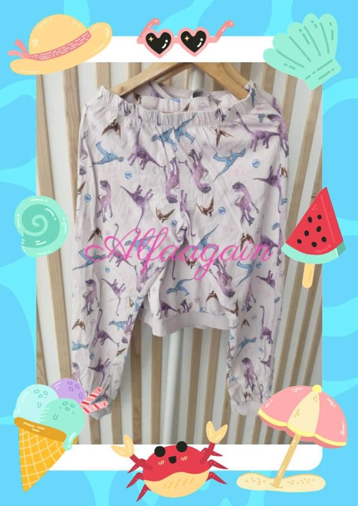 Pyjama Jurassic park rose 9/10ans - photo numéro 9