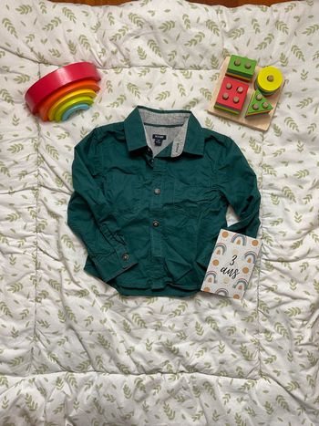 chemise manches longues kaki 3 ans kiabi