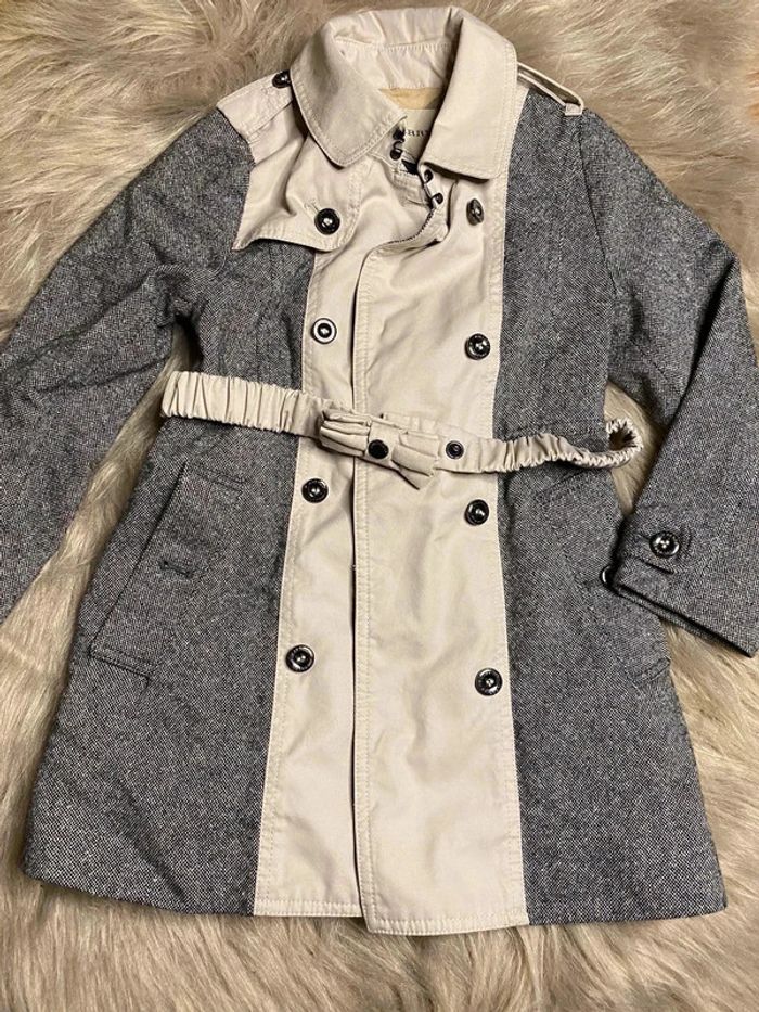 Trench beige gris