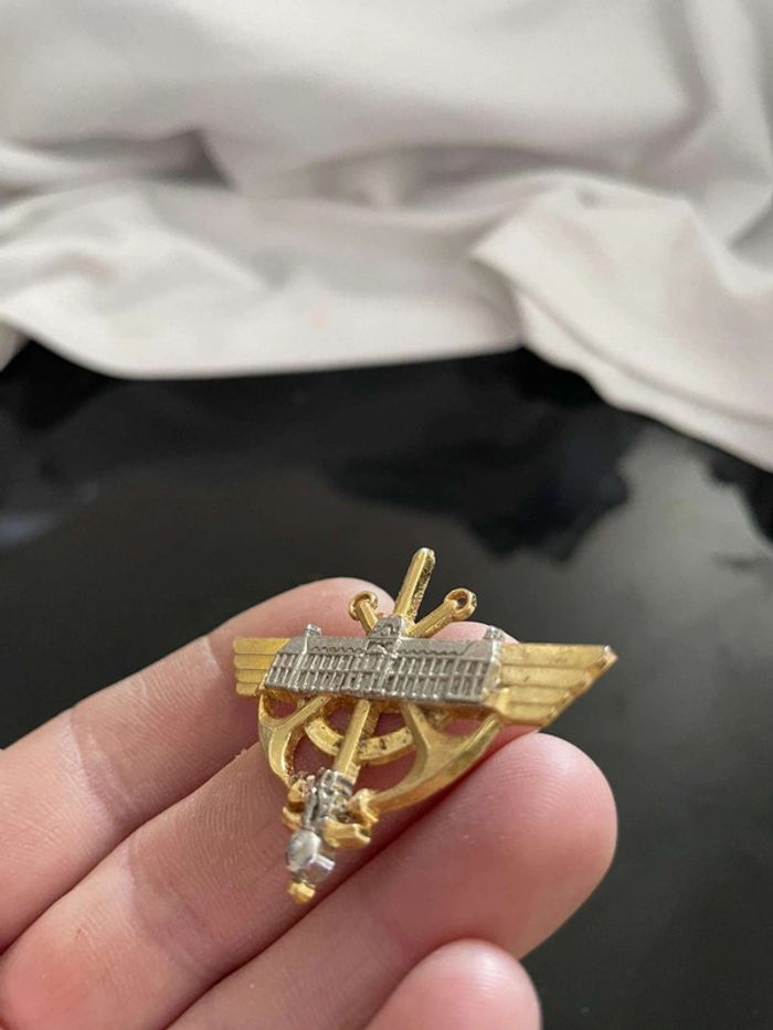 Médaille Insigne Brevet Officier de l’École Supérieure de Guerre - photo numéro 2