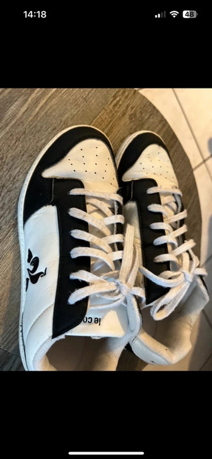 Baskets Le Coq sportif taille 37 - photo numéro 4