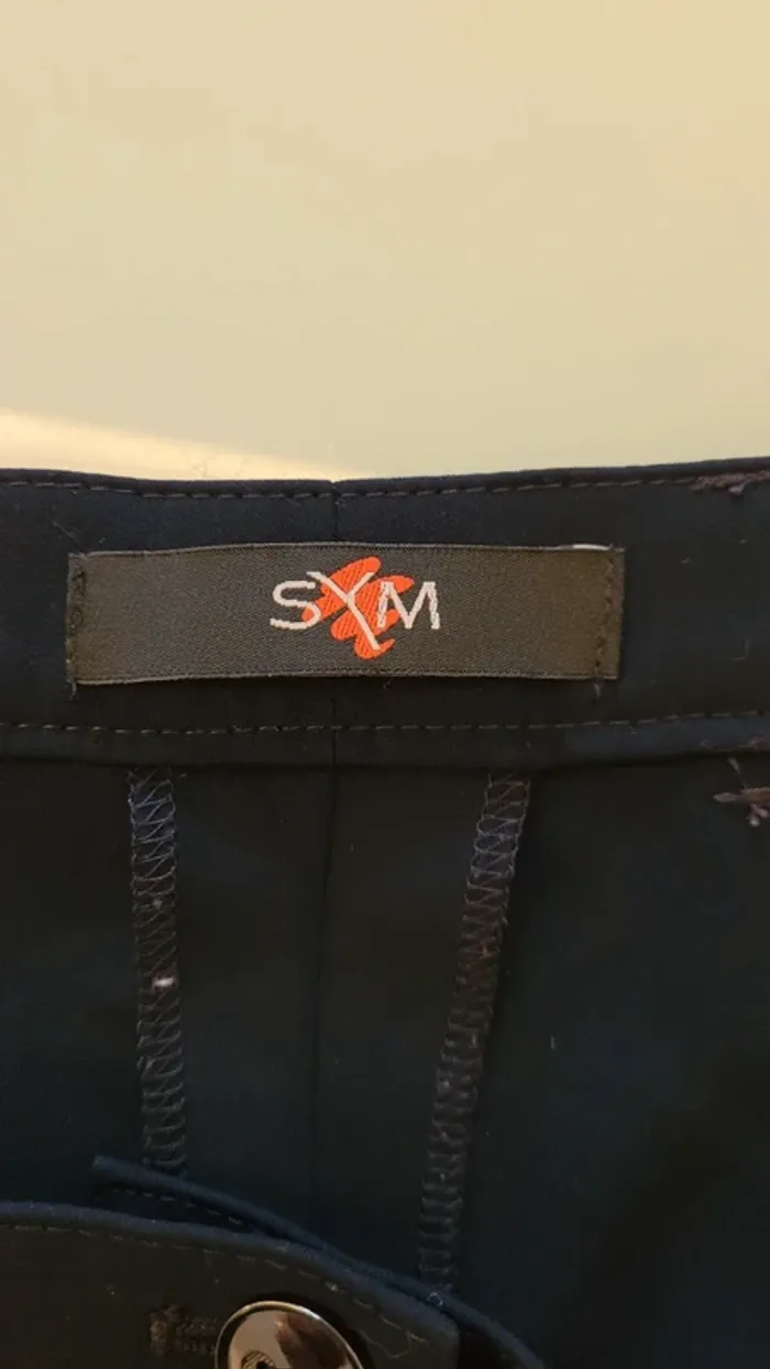 Pantalon tailleur droit taille haute taille élastique - photo numéro 8