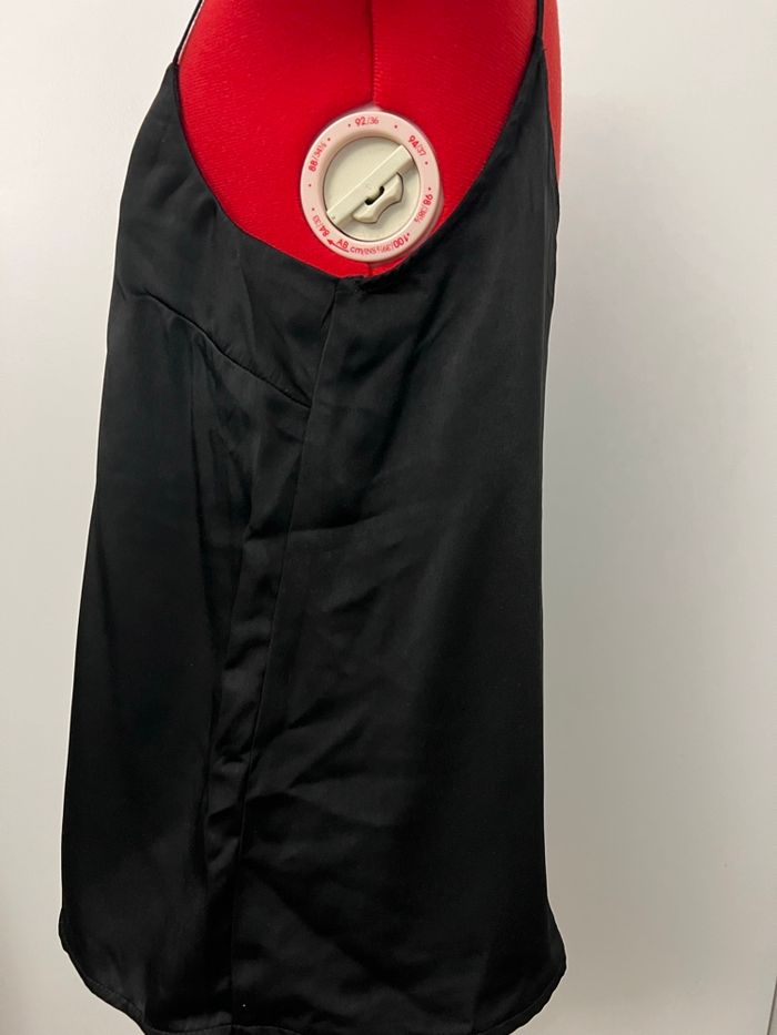 Débardeur fluide satiné noir Kiabi - photo numéro 3