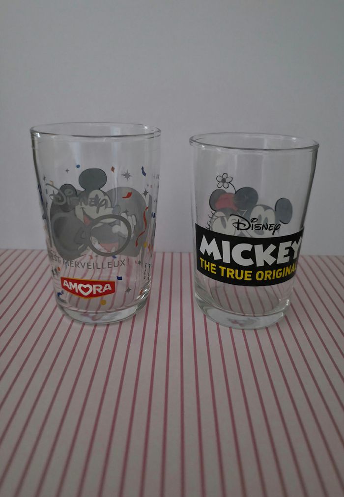 2 verres Disney Mickey - photo numéro 2