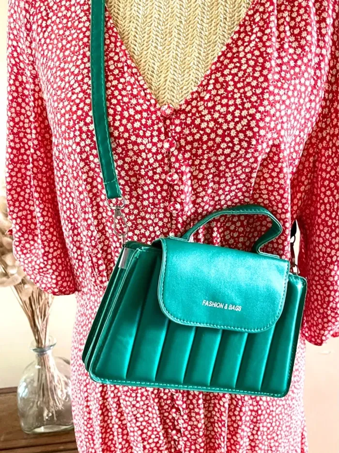 Sac à Main Trendy Vert Émeraude - Fashion & Bag - photo numéro 6
