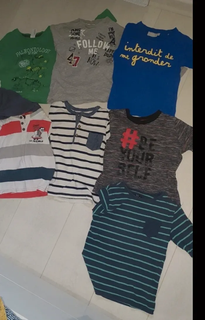 Lot t-shirts manches longues 3 ans