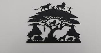 Décoration murale du roi lion