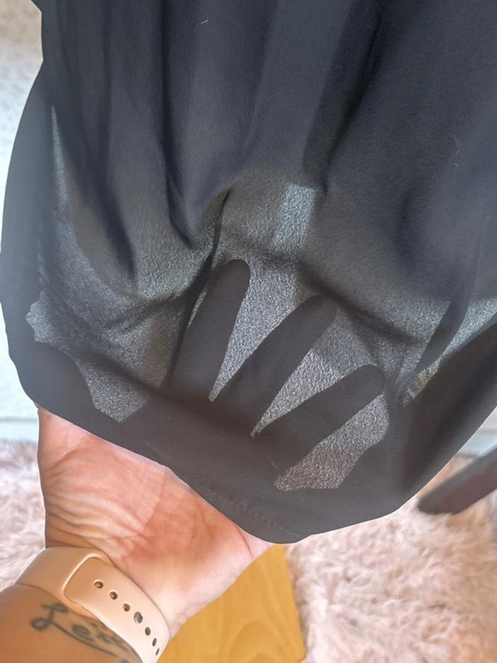Blouse transparente taille 42 marque Evanna neuve avec étiquette - photo numéro 3