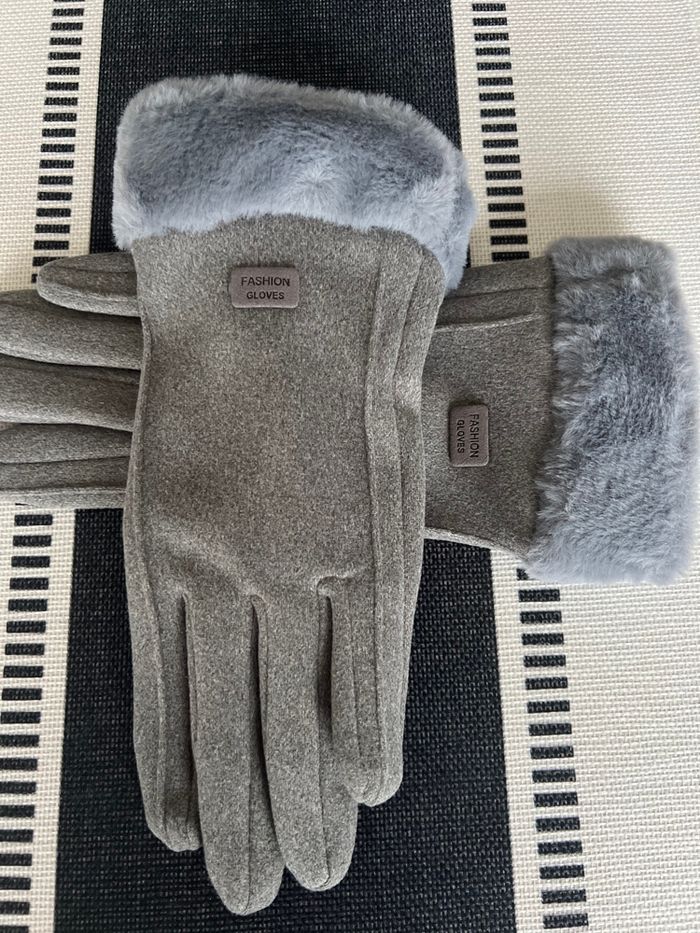 Gant gris fashion gloves neufs