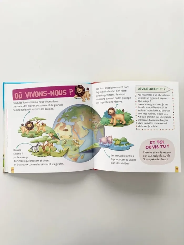 Loulba le lion - 📚 livre altaya De agostini. Collection “Mes animaux du zoo” - photo numéro 2