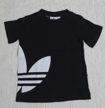 Adidas t shirt haut noir blanc manches courtes