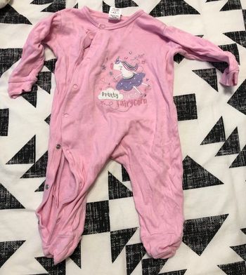 Pyjama rose licorne 6-9 mois