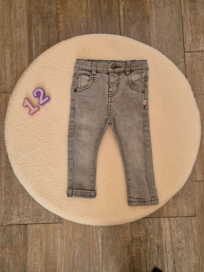 Ensemble 2 pieces jeans chemise à carreaux - photo numéro 2