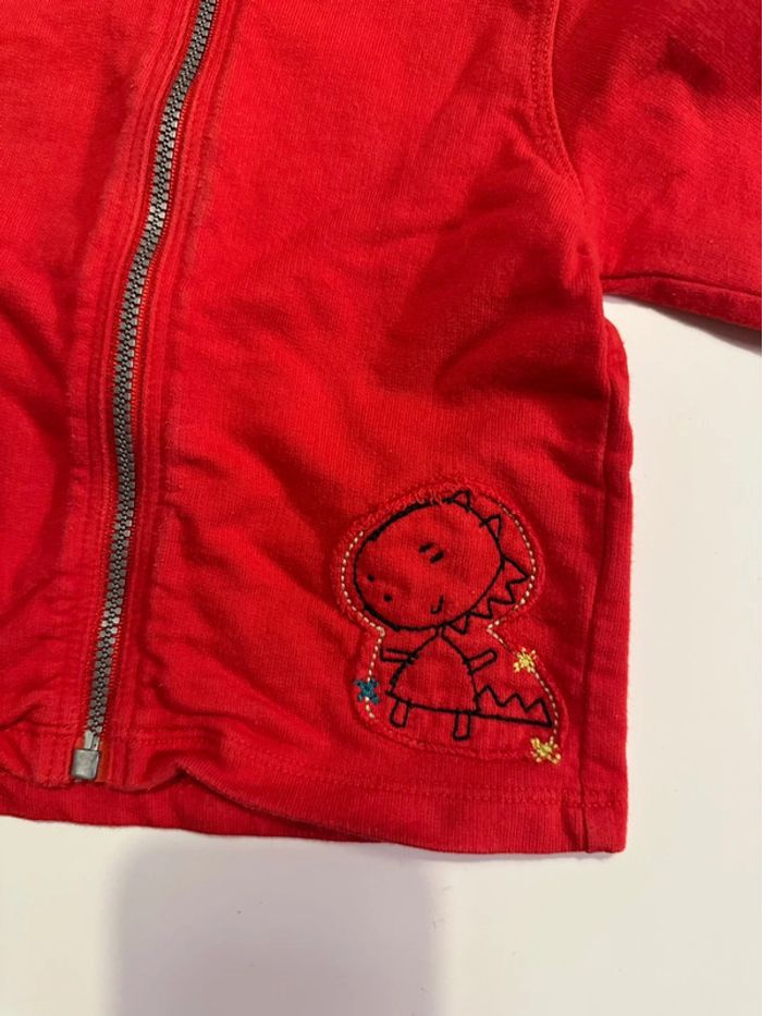 Sweat zippé à capuche - 6 mois - La Compagnie des Petits - photo numéro 2