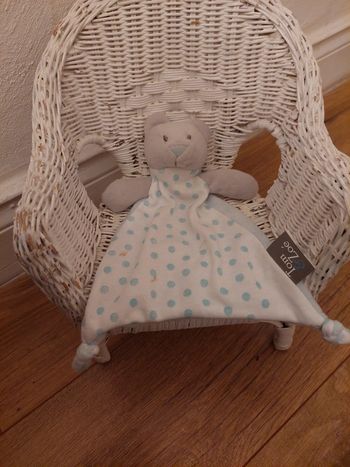 Doudou ours pois bleu Tom & Zoé (3)
