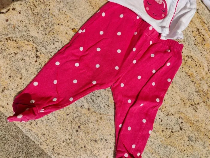 Pyjama 2 pièces cerises 9 mois - photo numéro 3