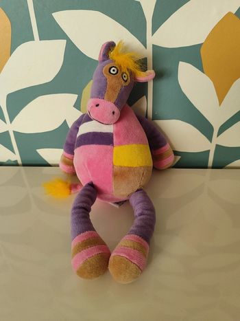 Doudou peluche vache cheval jellycat