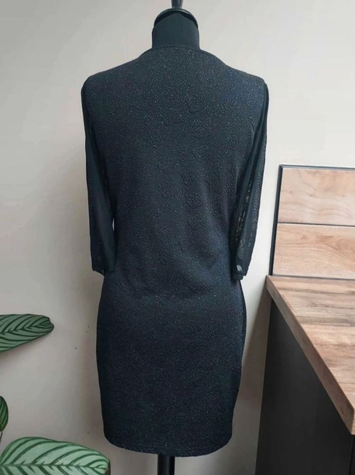 Robe noire brillante Samar Moda - photo numéro 4