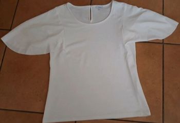 Tunique couleur blanc cassé