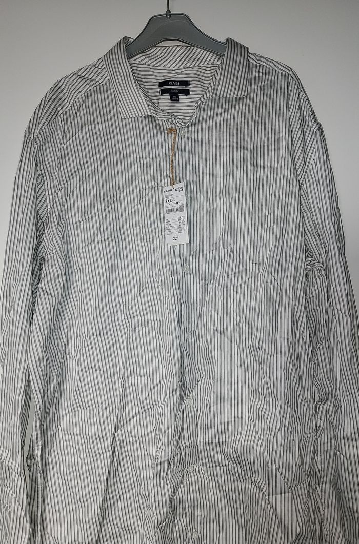 neuve Chemise manches longue homme 3XL Kiabi