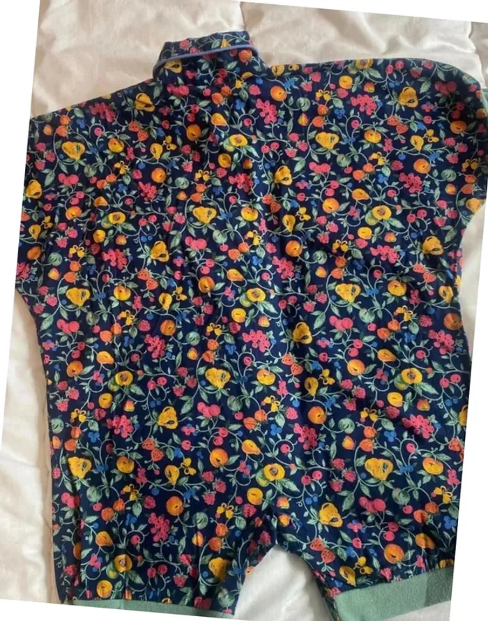 Combi short vintage bébé fille 9 mois - photo numéro 2