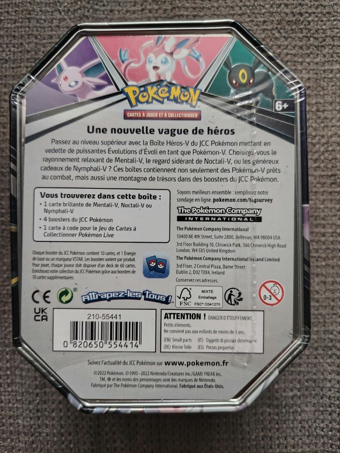 Coffret Pokebox Nymphali V neuf sous blister scellé - photo numéro 2