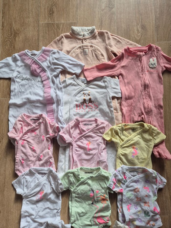 Lot bodies pyjama fille - photo numéro 3